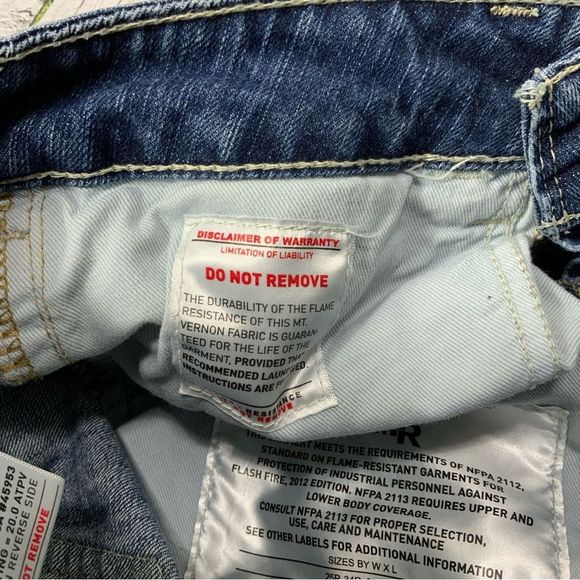 ARIAT Fr Flame Resistant Work Jeans mid rise boot cut - Picture 8 of 8